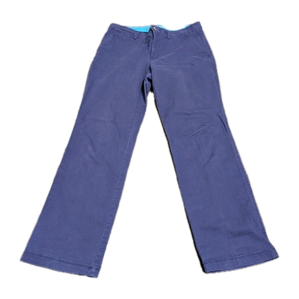Dockers Pants Women's Sz 12 Blue Straight Leg Business Career Casual